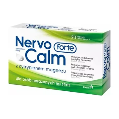 Nervocalm Forte Wsparcie W Sytuacjach Stresowych 20 Tabletek