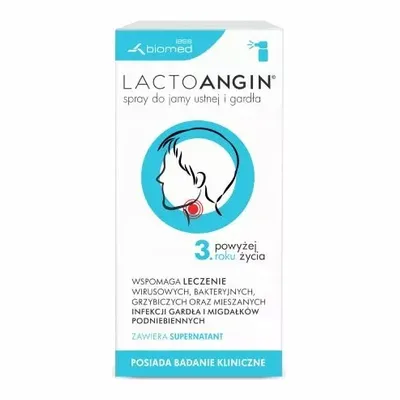 Lactoangin Probiotyczny Spray Na Gardło 30 g