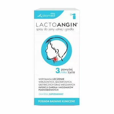 Lactoangin Probiotyczny Spray Na Gardło 30 g