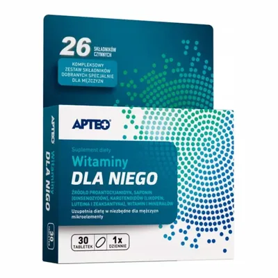 Witaminy Dla Niego Apteo 30 Tabletek