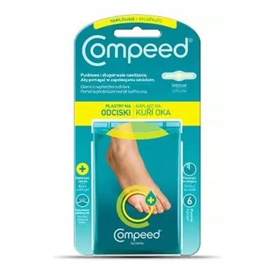 Plaster Compeed Na Nawilżający Odciski Średni 6 Sztuk