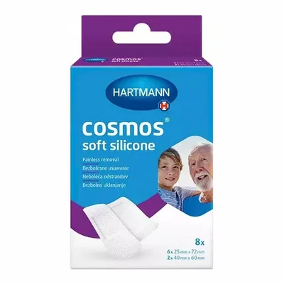 Plastry Cosmos Soft Silicone 2 Rozmiary 8 Sztuk