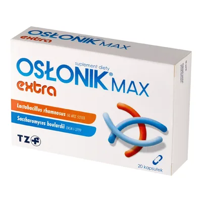 Osłonik Max Extra Probiotyk Dla Dzieci I Dorosłych 20 Kapsułek