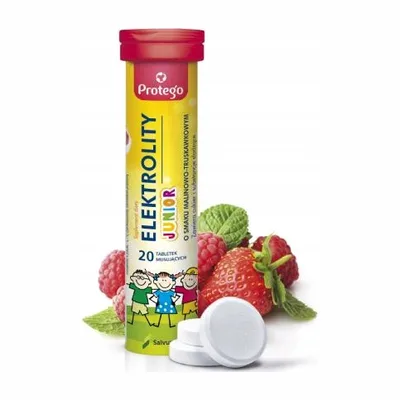 Protego Elektrolity Junior 20 Tabletek Musujących