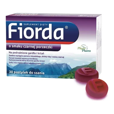 Fiorda Smak Porzeczkowy 30 Pastylek Na Gardło