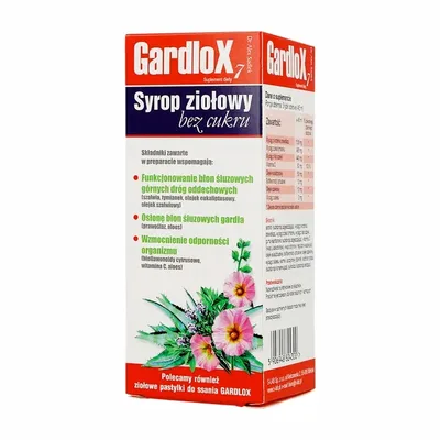 Gardlox 7 Syrop zioł. b/cukru 120 ml