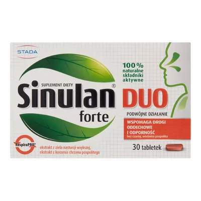 Sinulan Duo Forte Odporność Drogi Oddechowe 30 Tabletek