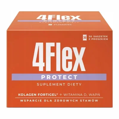 4Flex Protect Kolagen Wapń Witamina D Zdrowe Stawy Kości 30 Saszetek