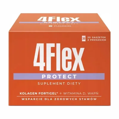 4Flex Protect Kolagen Wapń Witamina D Zdrowe Stawy Kości 30 Saszetek