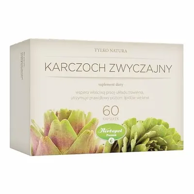 Karczoch Zwyczajny Wsparcie Trawienia 60 Kapsułek