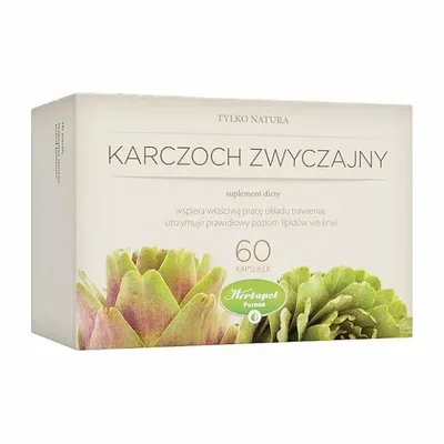 Karczoch Zwyczajny Wsparcie Trawienia 60 Kapsułek