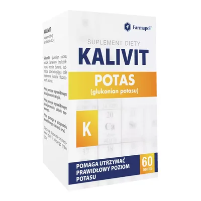 Kalivit Potas Ciśnienie Mięśnie Farmapol 60 Tabletek