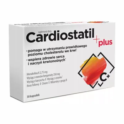 Cardiostatil Plus Monakolina K + Bergamota 30 Kapsułek