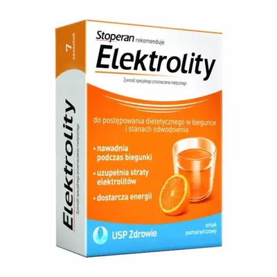 Stoperan Elektrolity Smak Pomarańczowy 7 Saszetek