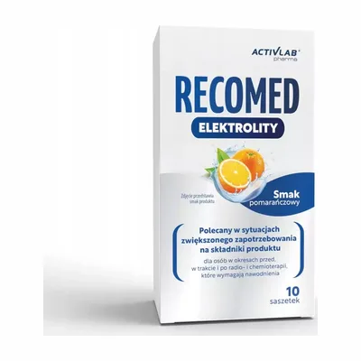 RECOMED Elektrolity pomarańcza 14g x 10 saszetek