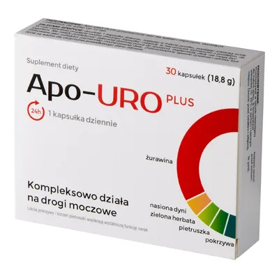 Apo-URO Plus Wsparcie Dróg Moczowych 30 Kapsułek
