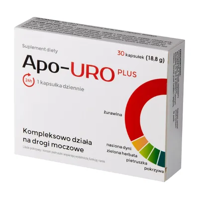 Apo-URO Plus Wsparcie Dróg Moczowych 30 Kapsułek