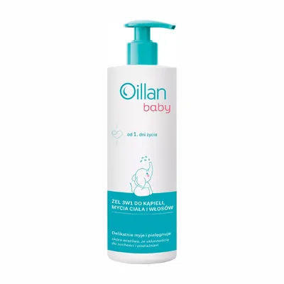 OILLAN Baby Żel Do Kąpieli Mycia Ciała i Włosów