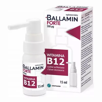 Ballamin Forte Witamina B12 Spray 15 ml