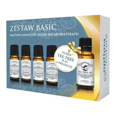 Zestaw Basic Olejki Eukaliptus Sosna Lawenda Pomarańcza 4x10ml + 1x30ml