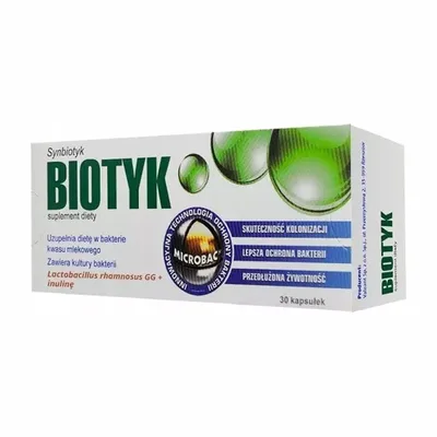 Biotyk Probiotyk + Prebiotyk 30 Kapsułek
