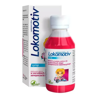 Lokomotiv Wsparcie W Nudnościach Lokomocyjnych Syrop 130 ml