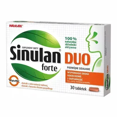 Sinulan Duo Forte Odporność Drogi Oddechowe 30 Tabletek