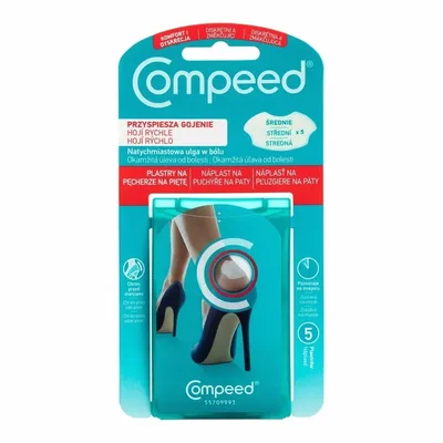 Compeed Plastry Na Pęcherze Na Pięty Średnie 5 Sztuk
