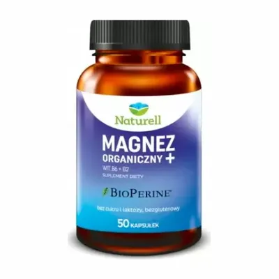 NATURELL MAGNEZ ORGANICZNY+*50 KAPS.