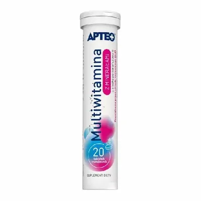 Multiwitamina Apteo Z Minerałami 20 Tabletek Musujących
