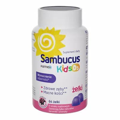 Sambucus Kids D3 Żelki 64 Sztuki