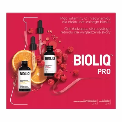 Bioliq Pro Zestaw Serum Z Wit C + Serum Odmładzające