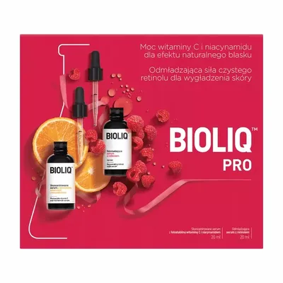 Bioliq Pro Zestaw Serum Z Wit C + Serum Odmładzające