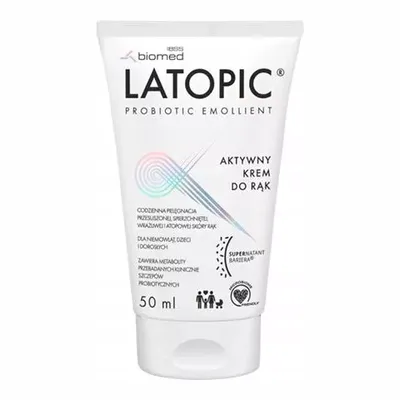Latopic Aktywny Regenerujący Krem Do Rąk 50ml