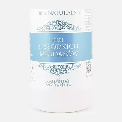 Naturalny Olej Do Skóry Ze Słodkich Migdałów Nawilżenie AZS 400ml