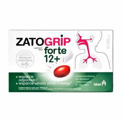 Zatogrip Forte 12+ 15 tabletek