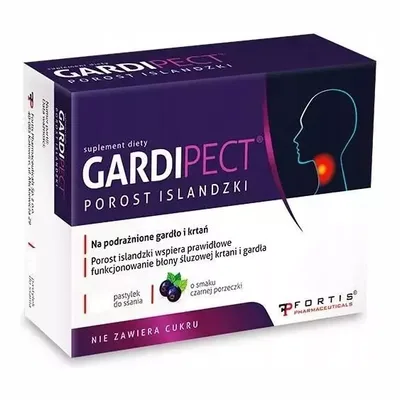 Gardipect Porost Islandzki o smaku czarnej