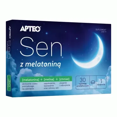 Sen Z Melatoniną APTEO PLUS 30 Tabletek