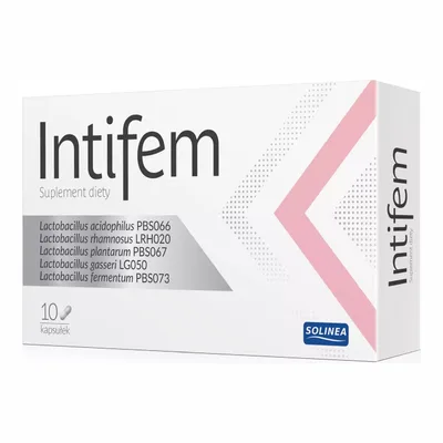 Intifem Kwas Mlekowy 10 Kapsułek