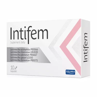 Intifem Kwas Mlekowy 10 Kapsułek