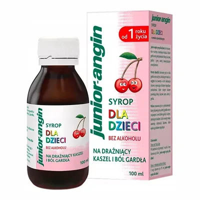 Junior-Angin Syrop Na Kaszel Dla Dzieci 100ml