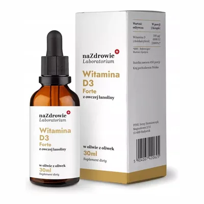 Witamina D3 Forte Na Zdrowie W Kroplach 30ml