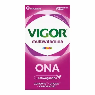 Vigor Multiwitamina ONA Witaminy I Minerały Dla Kobiet 90 Tabletek
