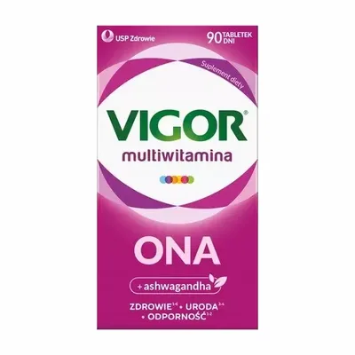 Vigor Multiwitamina ONA Witaminy I Minerały Dla Kobiet 90 Tabletek