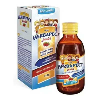 Herbapect Junior bez cukru syrop 110 g