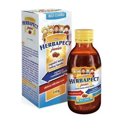 Herbapect Junior bez cukru syrop 110 g