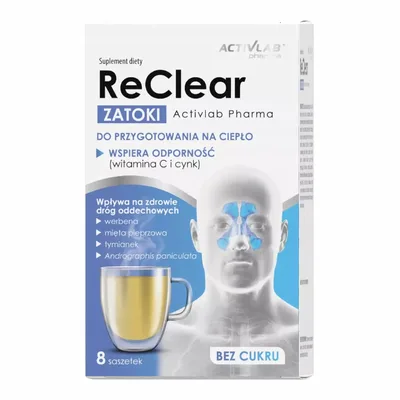 ReClear Zatoki Bez Cukru 8 Saszetek