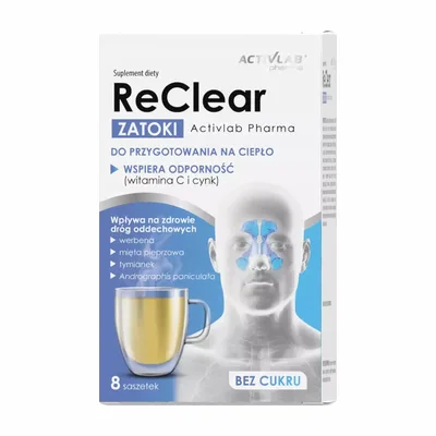 ReClear Zatoki Bez Cukru 8 Saszetek