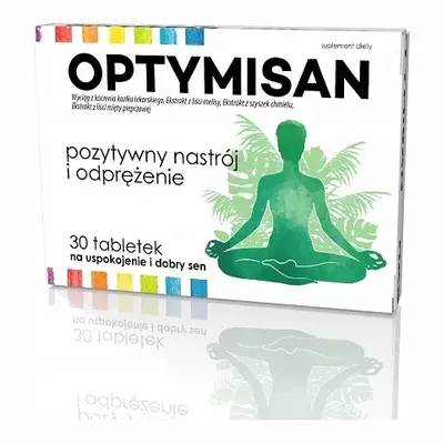 Optymisan Na Uspokojenie I Dobry Sen 30 Kapsułek