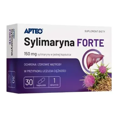Sylimaryna Forte Apteo Wsparcie Wątroby 30 Kapsułek